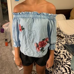 Off the shoulder top